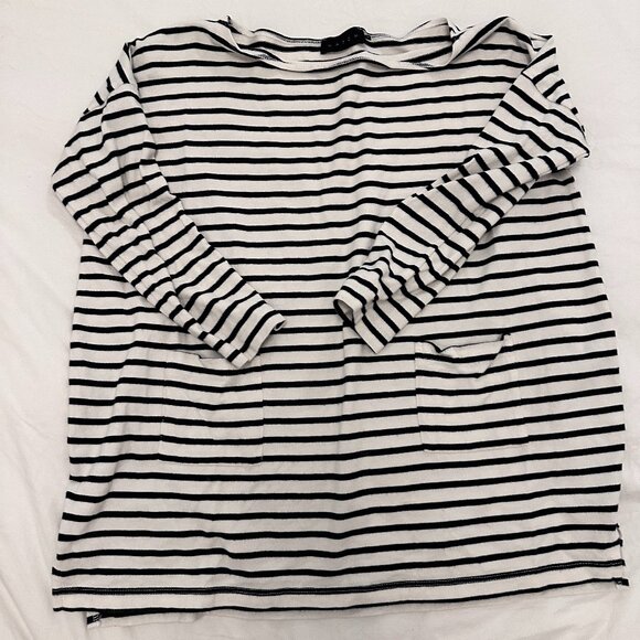 HATCH The Bateau Striped Maternity Top Sz 2 - Picture 2 of 6